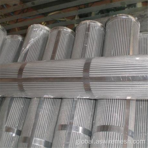 Ss Pleated Filter Element High effeciency stainless steel pleated filter element Supplier